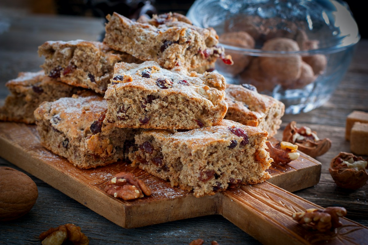 Świąteczne ciasto orzechowe