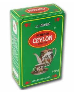 HERBATA CEYLON LIŚCIASTA 100G W PUDEŁKU-TOWAR NIEDOSTĘPNY