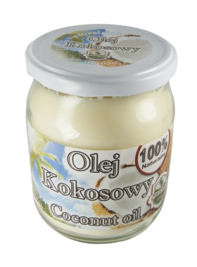 OLEJ KOKOSOWY RAFINOWANY 500 ML