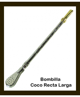 BOMBILLAS COCO RECTA LARGA