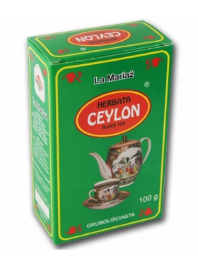 HERBATA CEYLON LIŚCIASTA 100G W PUDEŁKU-TOWAR NIEDOSTĘPNY