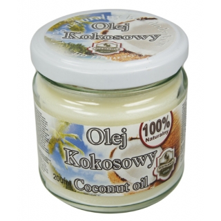 OLEJ KOKOSOWY RAFINOWANY 200 ML