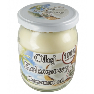 OLEJ KOKOSOWY RAFINOWANY 500 ML