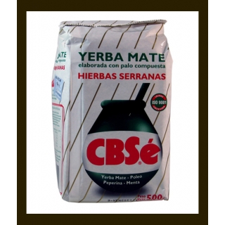 YERBA MATE CBSe HIERBAS SERRANAS 0,5KG