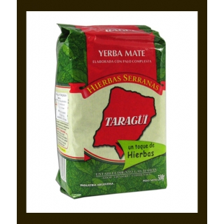 YERBA MATE TARAGUI HIERBAS SERRANAS 0,5KG---produkt niedostępny