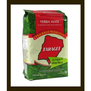 YERBA MATE TARAGUI HIERBAS SERRANAS 0,5KG---produkt niedostępny