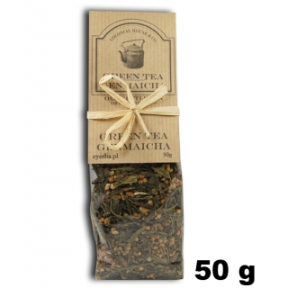 HERBATA ZIELONA GENMAICHA 50 G Z PRAŻONYM RYŻEM